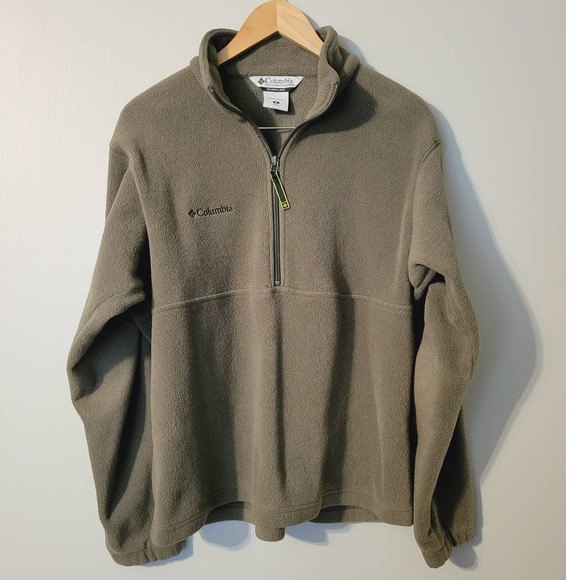 Columbia Unisex Fleece 1/2 Zip Pullover Sz M - Picture 1 of 4